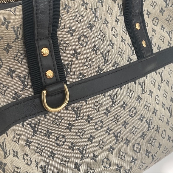 Auth. Louis Vuitton Monogram Josephine GM Handbag in Mini Lin - Picture 2 of 9